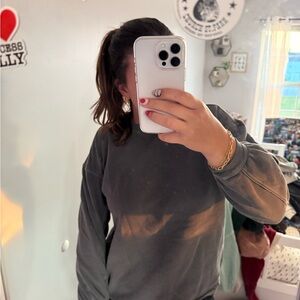 Aerie Charcoal Sweatshirt